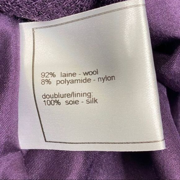 Chanel SIze 36 Purple Shimmery Blazer - Picture 8 of 9